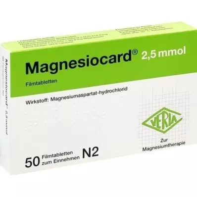 MAGNESIOCARD 2,5 mmol Filmtabletten, 50 St