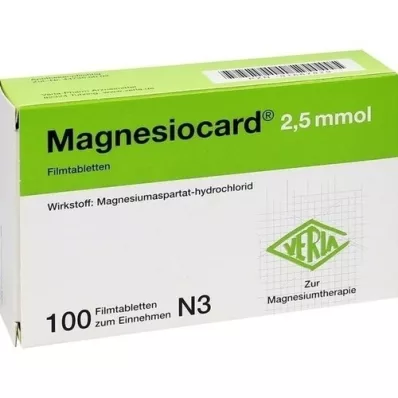 MAGNESIOCARD 2,5 mmol Filmtabletten, 100 St