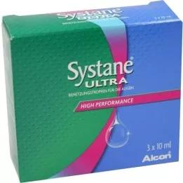 SYSTANE ULTRA Benetzungstropfen für die Augen, 3X10 ml