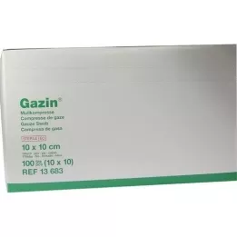 GAZIN Mullkomp.10x10 cm steril 16fach, 10X10 St