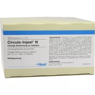 CIRCULO Injeel N Ampullen, 100 St