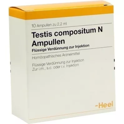 TESTIS COMPOSITUM N Ampullen, 10 St TESTIS COMPOSITUM N Ampullen, 10 St