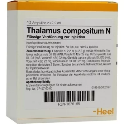 THALAMUS compositum N Ampullen, 10 St