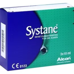 SYSTANE Benetzungstropfen für die Augen, 3X10 ml