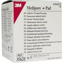 MEDIPORE Plus Pad 3562E steriler Wundverband, 50 St
