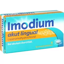 IMODIUM akut lingual Schmelztabletten, 6 St