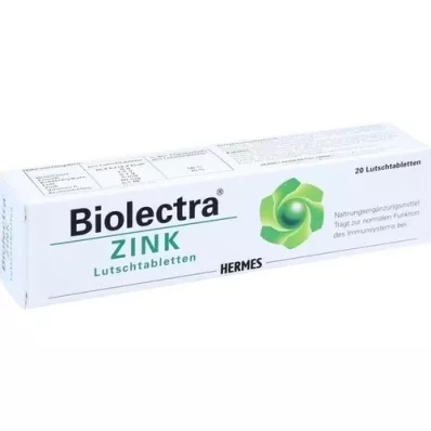 BIOLECTRA Zink Lutschtabletten, 20 St