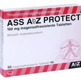 ASS AbZ PROTECT 100 mg magensaftresist.Tabl., 50 St