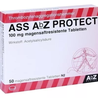 ASS AbZ PROTECT 100 mg magensaftresist.Tabl., 50 St