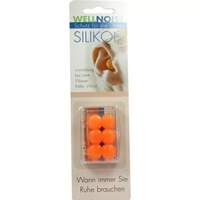 WELLNOISE Ohrenstopfen orange Blister, 3X2 St