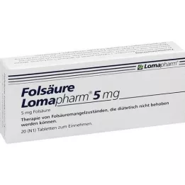 FOLSÄURE LOMAPHARM 5 mg Tabletten, 20 St