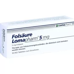 FOLSÄURE LOMAPHARM 5 mg Tabletten, 50 St
