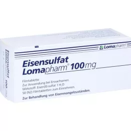 EISENSULFAT Lomapharm 100 mg Filmtabletten, 50 St