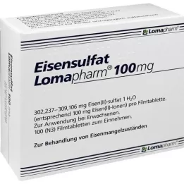 EISENSULFAT Lomapharm 100 mg Filmtabletten, 100 St