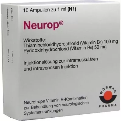 NEUROP Injektionslösung Ampullen, 10X1 ml