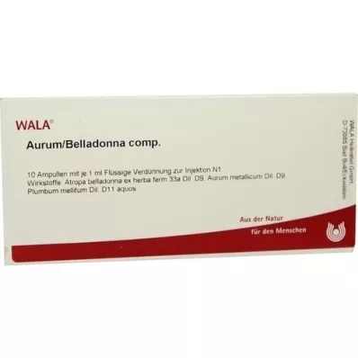 AURUM/BELLADONNA comp.Ampullen, 10X1 ml