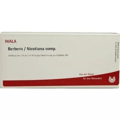 BERBERIS/NICOTIANA comp.Ampullen, 10X1 ml BERBERIS/NICOTIANA comp.Ampullen, 10X1 ml
