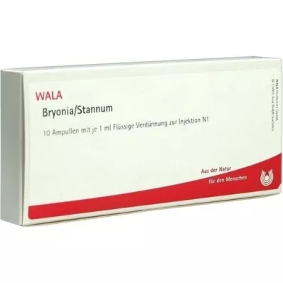 BRYONIA STANNUM Ampullen, 10X1 ml