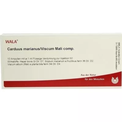 CARDUUS MARIANUS/VISCUM mali comp.Ampullen, 10X1 ml