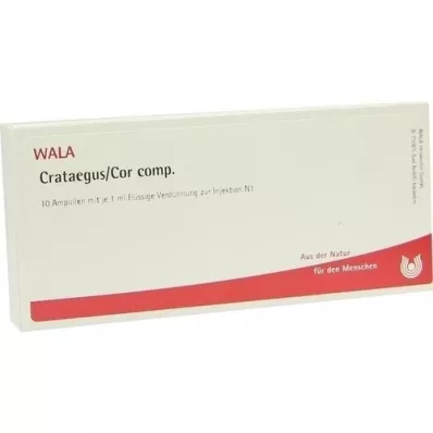 CRATAEGUS COR comp.Ampullen, 10X1 ml