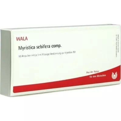 MYRISTICA SEBIFERA COMP.Ampullen, 10X1 ml