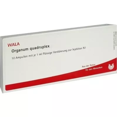 ORGANUM quadruplex Ampullen, 10X1 ml