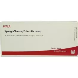 SPONGIA/AURUM/Pulsatilla comp.Ampullen, 10X1 ml