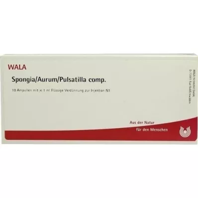 SPONGIA/AURUM/Pulsatilla comp.Ampullen, 10X1 ml SPONGIA/AURUM/Pulsatilla comp.Ampullen, 10X1 ml