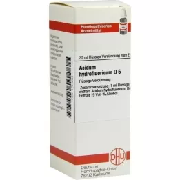 ACIDUM HYDROFLUORICUM D 6 Dilution, 20 ml