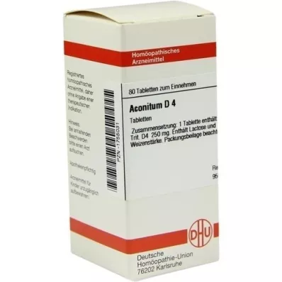 ACONITUM D 4 Tabletten, 80 St
