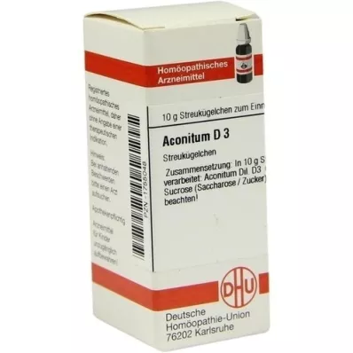 ACONITUM D 3 Globuli, 10 g