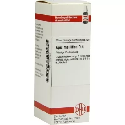 APIS MELLIFICA D 4 Dilution, 20 ml