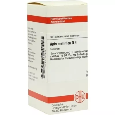 APIS MELLIFICA D 4 Tabletten, 80 St