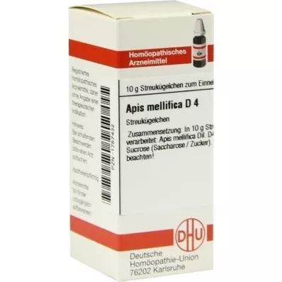 APIS MELLIFICA D 4 Globuli, 10 g APIS MELLIFICA D 4 Globuli, 10 g