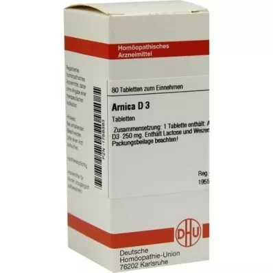 ARNICA D 3 Tabletten, 80 St
