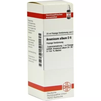ARSENICUM ALBUM D 6 Dilution, 20 ml