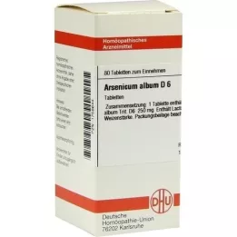 ARSENICUM ALBUM D 6 Tabletten, 80 St