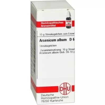 ARSENICUM ALBUM D 6 Globuli, 10 g