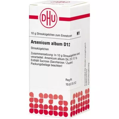 ARSENICUM ALBUM D 12 Globuli, 10 g
