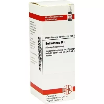 BELLADONNA D 6 Dilution, 20 ml BELLADONNA D 6 Dilution, 20 ml