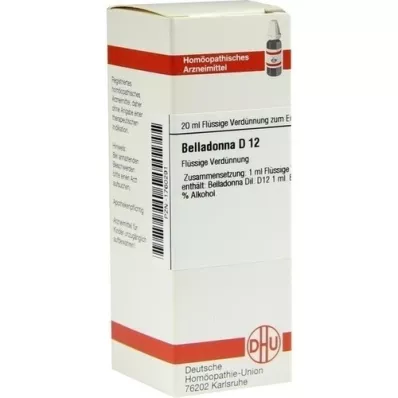 BELLADONNA D 12 Dilution, 20 ml BELLADONNA D 12 Dilution, 20 ml