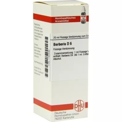 BERBERIS D 6 Dilution, 20 ml