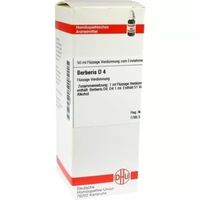 BERBERIS D 4 Dilution, 50 ml