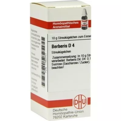 BERBERIS D 4 Globuli, 10 g