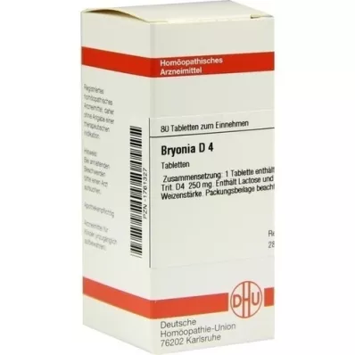 BRYONIA D 4 Tabletten, 80 St