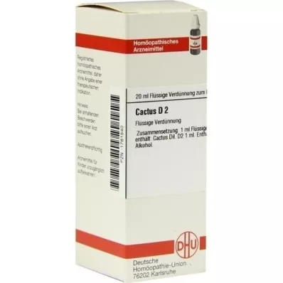 CACTUS D 2 Dilution, 20 ml