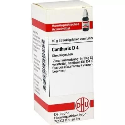 CANTHARIS D 4 Globuli, 10 g