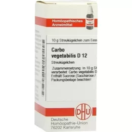 CARBO VEGETABILIS D 12 Globuli, 10 g