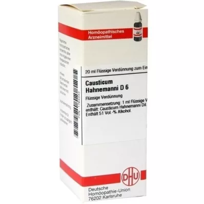 CAUSTICUM HAHNEMANNI D 6 Dilution, 20 ml