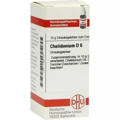 CHELIDONIUM D 6 Globuli, 10 g